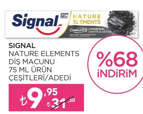 Signal Nature Elements Diş Macunu 75 ml Ürün Çeşitleri image