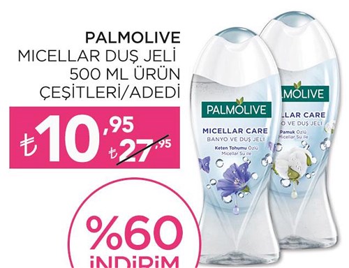 Palmolive Micellar Duş Jeli 500 ml Ürün Çeşitleri image