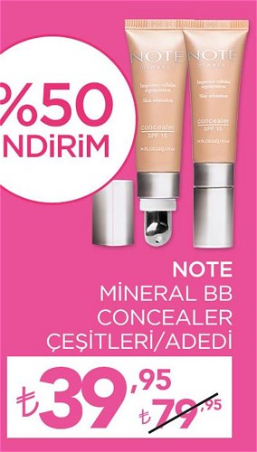 Note Mineral BB Concealer Çeşitleri/Adedi image