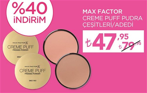 Max Factor Creme Puff Pudra Çeşitleri/Adedi image