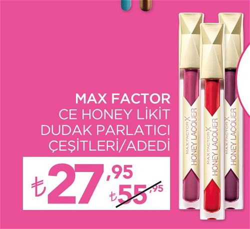 Max Factor Ce Honey Likit Dudak Parlatıcı Çeşitleri/Adedi image