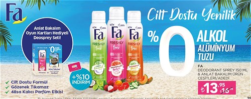 Fa Deodorant Sprey 150 ml&Anlat Bakalım Ürün Çeşitleri image