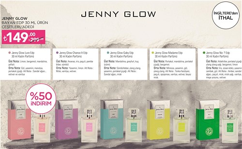 Jenny Glow Bayan Edp 30 ml Ürün Çeşitleri image