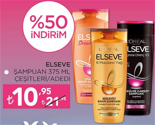 Elseve Şampuan 375 ml Çeşitleri image