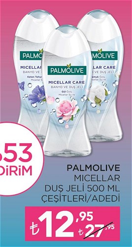 Palmolive Micellar Duş Jeli 500 ml Çeşitleri image