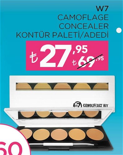 W7 Camoflage Concealer Kontür Paleti image