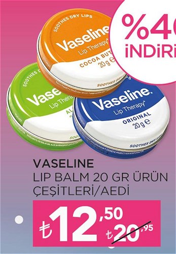 Vaseline Lip Balm 20 gr Ürün Çeşitleri image