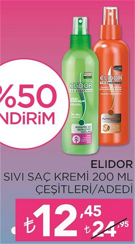 Elidor Sıvı Saç Kremi 200 ml Çeşitleri image