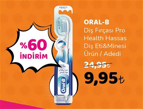 Oral-B Diş Fırçası Pro Health Hassas Diş Eti&Minesi Ürün / Adedi image