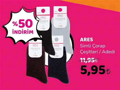 Ares Simli Çorap Çeşitleri / Adedi image