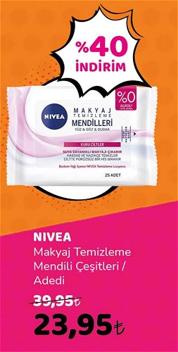 Nivea Makyaj Temizleme Mendili Çeşitleri / Adedi image