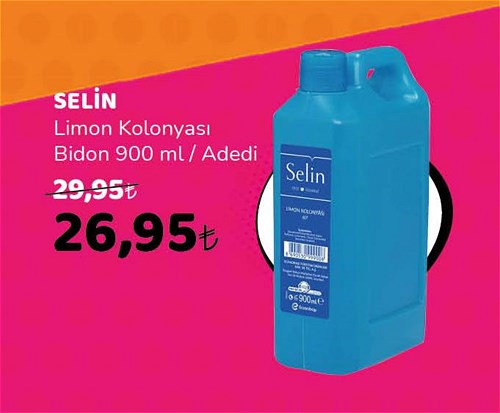 Selin Limon Kolonyası Bidon 900 ml image