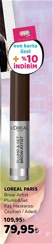 Loreal Paris Brow Artist Plumb&Set Kaş Maskarası Çeşitleri / Adedi image