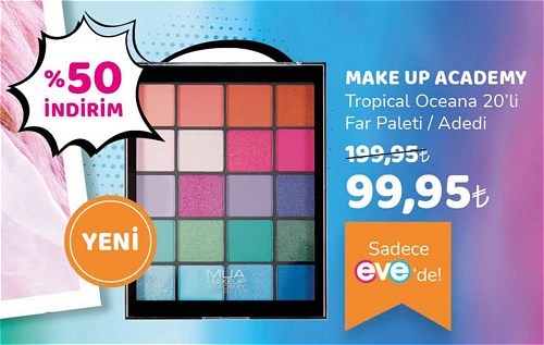 Make Up Academy Tropical Oceana 20'li Far Paleti image