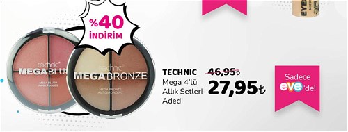 Technic Mega 4'lü Allık Setleri image