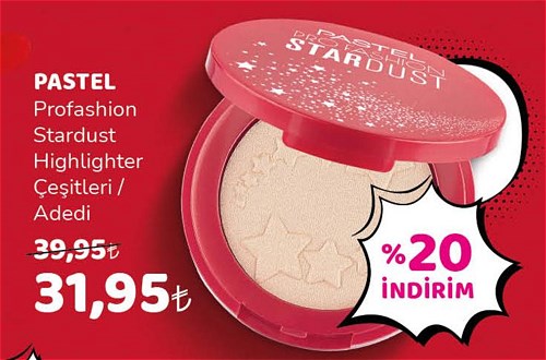 Pastel Profashion Stardust Highlighter Çeşitleri / Adedi image