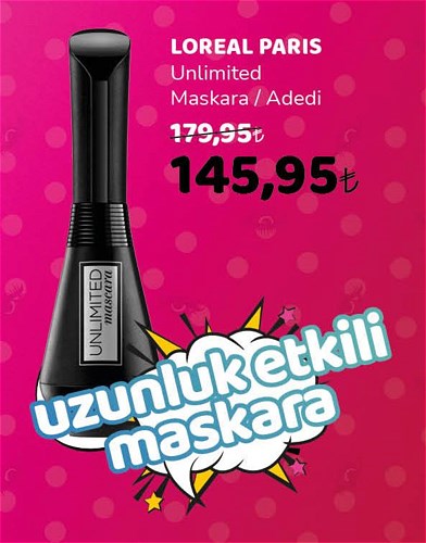 Loreal Paris Unlimited Maskara image