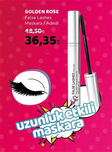 Golden Rose False Lashes Maskara image