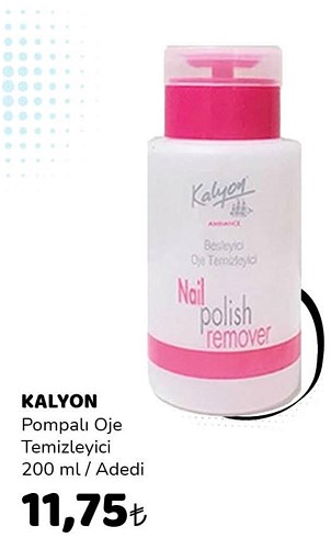 Kalyon Pompalı Oje Temizleyici 200 ml image