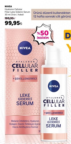 Nivea Hyaluron Cellular Filler Leke Giderici Serum 30 ml Ürün image