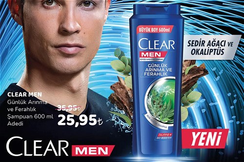 Clear Men Günlük Arınma ve Ferahlık Şampuan 600 ml image