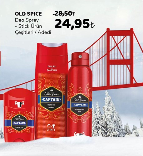 Old Spice Deo Sprey Stick Ürün Çeşitleri / Adedi image