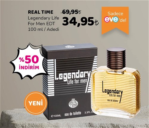 Real Time Legendary Life For Men Edt 100 ml image