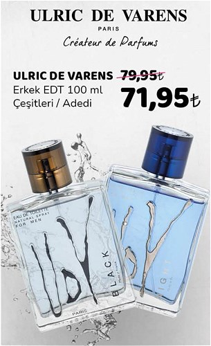 Ulric De Varens Erkek Edt 100 ml Çeşitleri / Adedi image