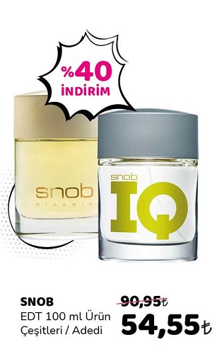 Snob Edt 100 ml Ürün Çeşitleri / Adedi image