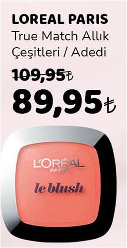 Loreal Paris True Match Allık Çeşitleri / Adedi image