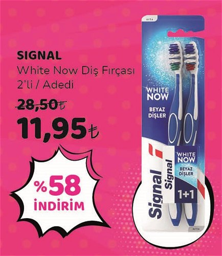 Signal White Now Diş Fırçası 2'li image