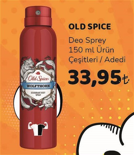 Eveshop Old Spice Deo Sprey 150 ml Ürün Çeşitleri