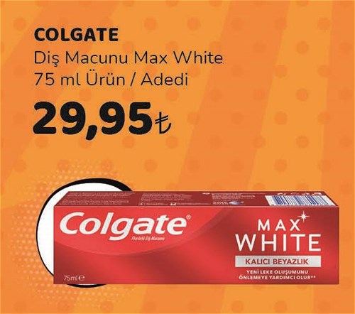 Colgate Diş Macunu Max White 75 ml Ürün image