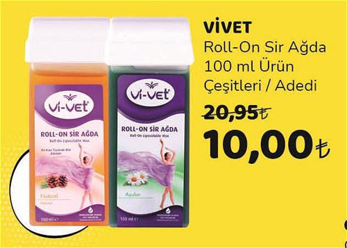 Vivet Roll-On Sir Ağda 100 ml Ürün Çeşitleri image