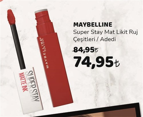 Maybelline Super Stay Mat Likit Ruj Çeşitleri/Adedi image