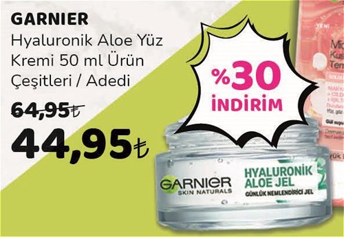 Garnier Hyaluronik Aloe Yüz Kremi 50 ml Ürün Çeşitleri/Adedi image