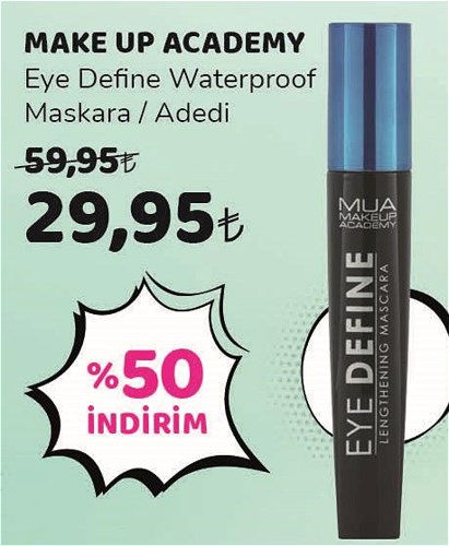 Make Up Academy Eye Define Waterproof Maskara image