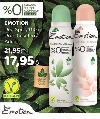 Emotion Deo Sprey 150 ml Ürün Çeşitleri image