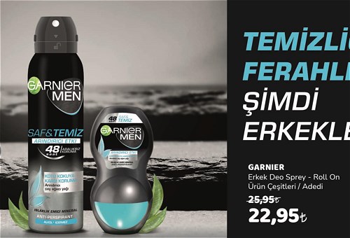 Garnier Erkek Deo Sprey-Roll On Ürün Çeşitleri/Adedi image