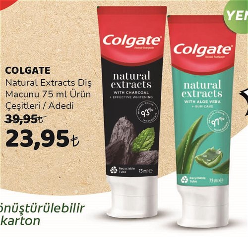 Colgate Natural Extracts Diş Macunu 75 ml Ürün Çeşitleri image