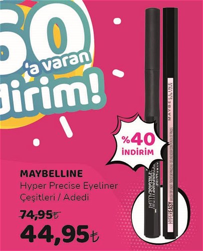 Maybelline Hyper Precise Eyeliner Çeşitleri / Adedi image