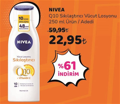 Nivea Q10 Sıkılaştırıcı Vücut Losyonu 250 ml image