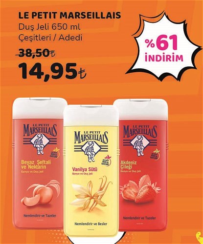 Le Petit Marseillais Duş Jeli 650 ml Çeşitleri image