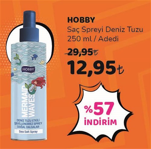 Hobby Saç Spreyi Deniz Tuzu 250 ml image