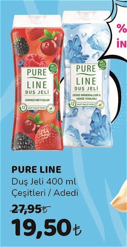 Pure Line Duş Jeli 400 ml Çeşitleri image