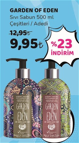 Garden Of Eden Sıvı Sabun 500 ml Çeşitleri image