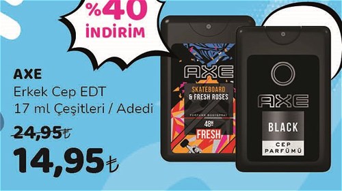 Axe Erkek Cep Edt 17 ml Çeşitleri image