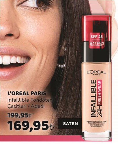 Loreal Paris Infaillible Fondöten Çeşitleri/Adedi image