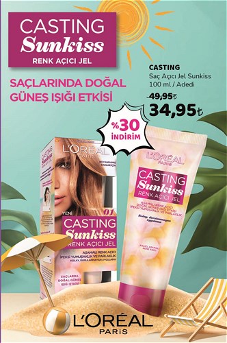 Loreal Casting Saç Açıcı Jel Sunkiss 100 ml image