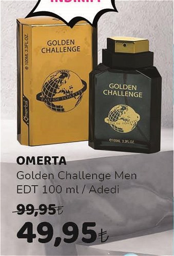 Omerta Golden Challenge Men Edt 100 ml image